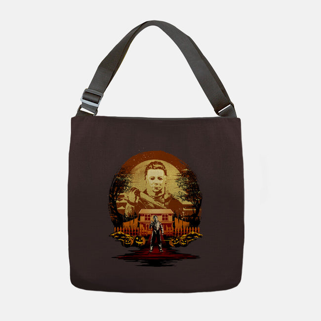 Attack Of Michael Myers-None-Adjustable Tote-Bag-hypertwenty