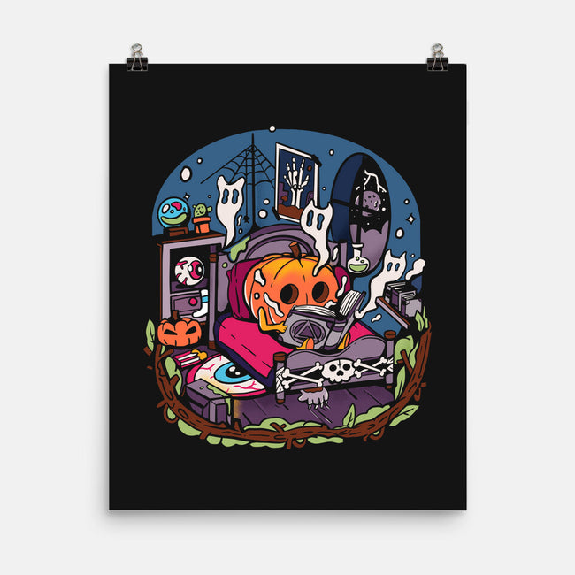 Halloween In Solitude-None-Matte-Poster-MULOPOPS