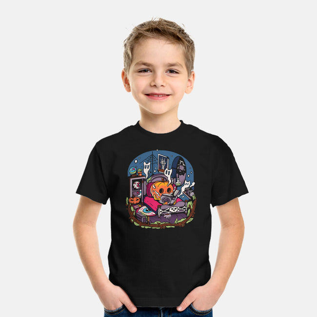 Halloween In Solitude-Youth-Basic-Tee-MULOPOPS