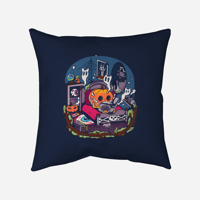 Halloween In Solitude-None-Non-Removable Cover w Insert-Throw Pillow-MULOPOPS