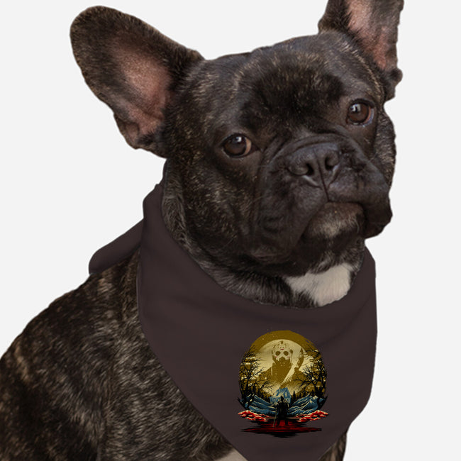 Attack Of Jason-Dog-Bandana-Pet Collar-hypertwenty