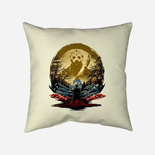 Attack Of Jason-None-Non-Removable Cover w Insert-Throw Pillow-hypertwenty