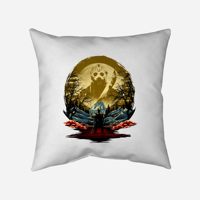 Attack Of Jason-None-Non-Removable Cover w Insert-Throw Pillow-hypertwenty