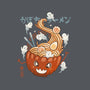 Pumpkin Ramen-Womens-V-Neck-Tee-IKILO