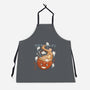 Pumpkin Ramen-Unisex-Kitchen-Apron-IKILO