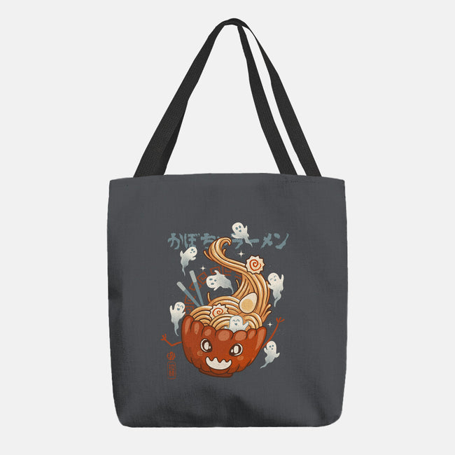 Pumpkin Ramen-None-Basic Tote-Bag-IKILO