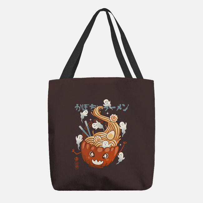 Pumpkin Ramen-None-Basic Tote-Bag-IKILO