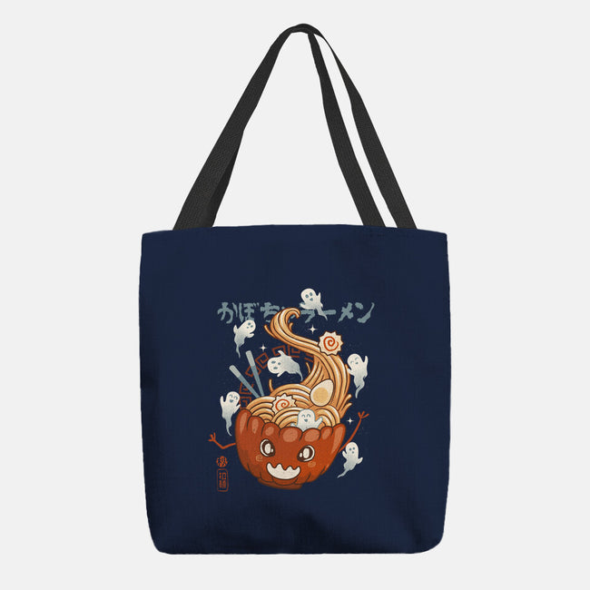 Pumpkin Ramen-None-Basic Tote-Bag-IKILO