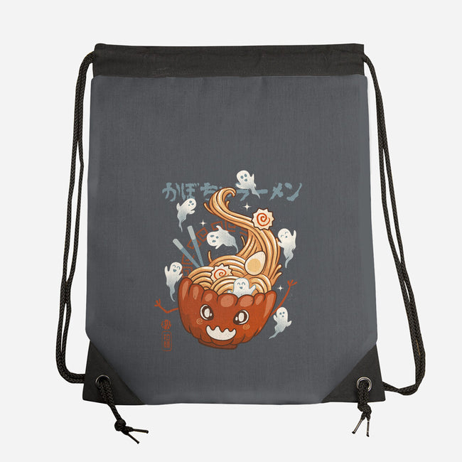 Pumpkin Ramen-None-Drawstring-Bag-IKILO