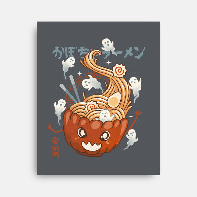 Pumpkin Ramen-None-Stretched-Canvas-IKILO