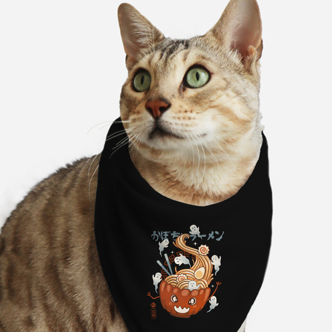 Pumpkin Ramen-Cat-Bandana-Pet Collar-IKILO