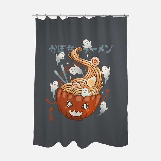 Pumpkin Ramen-None-Polyester-Shower Curtain-IKILO