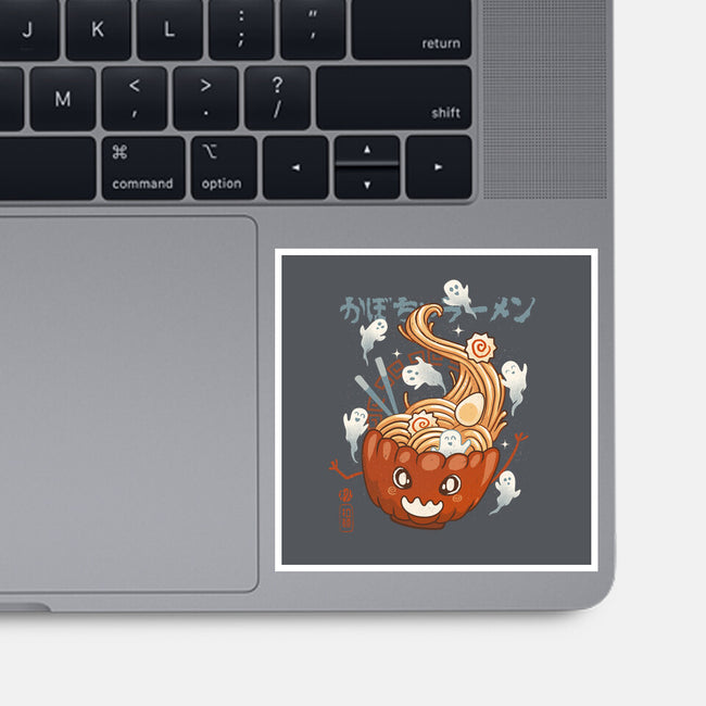 Pumpkin Ramen-None-Glossy-Sticker-IKILO