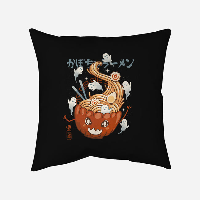 Pumpkin Ramen-None-Non-Removable Cover w Insert-Throw Pillow-IKILO