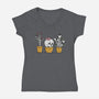 Bone Plants-Womens-V-Neck-Tee-gotoup