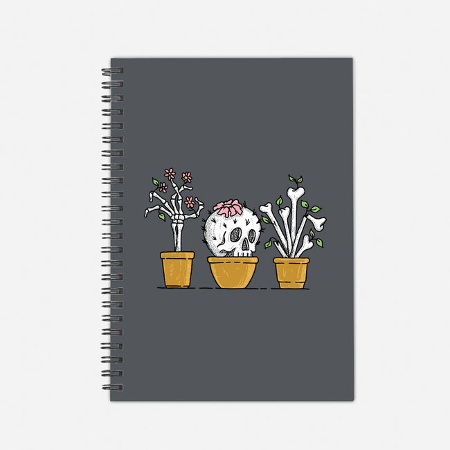 Bone Plants-None-Dot Grid-Notebook-gotoup