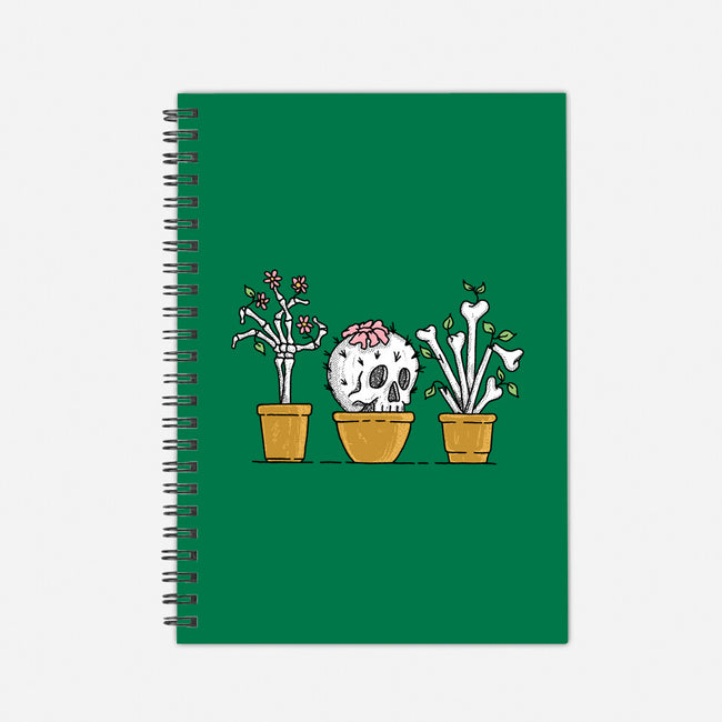 Bone Plants-None-Dot Grid-Notebook-gotoup