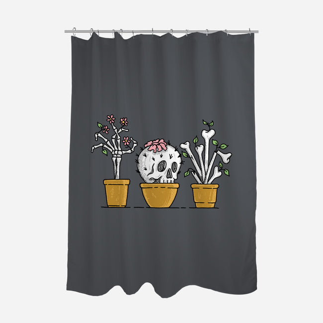 Bone Plants-None-Polyester-Shower Curtain-gotoup