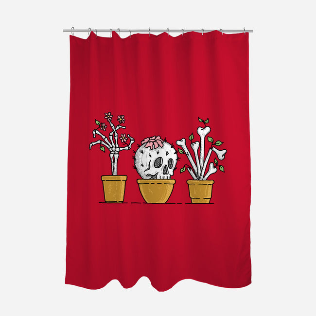 Bone Plants-None-Polyester-Shower Curtain-gotoup