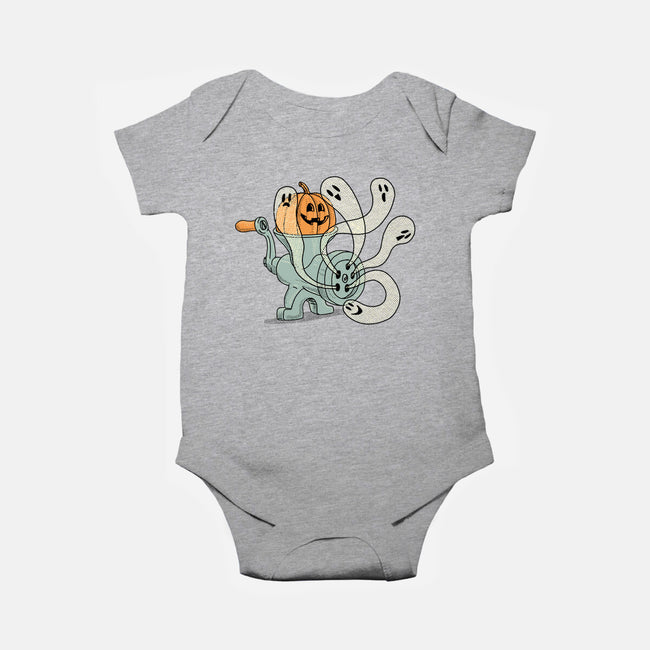 Ghosts In The Grinder-Baby-Basic-Onesie-gotoup