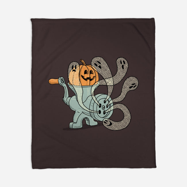 Ghosts In The Grinder-None-Fleece-Blanket-gotoup