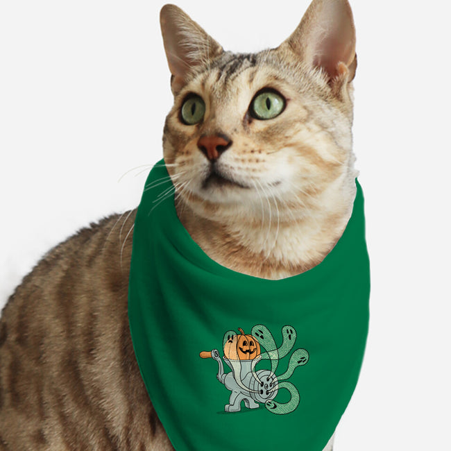 Ghosts In The Grinder-Cat-Bandana-Pet Collar-gotoup