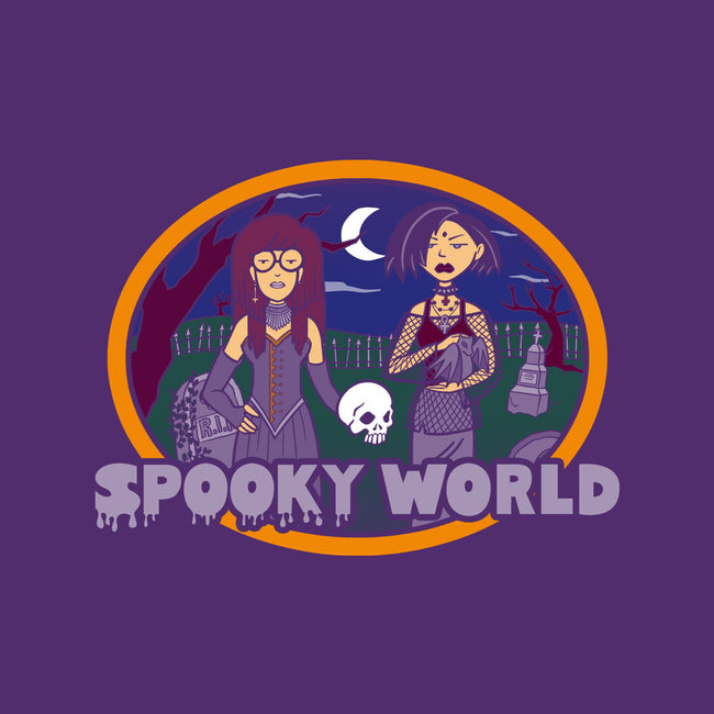 Spooky World-Womens-Fitted-Tee-diegopedauye