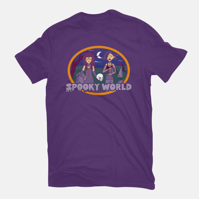 Spooky World-Womens-Fitted-Tee-diegopedauye