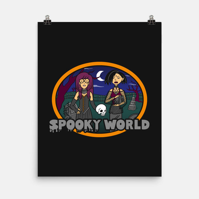 Spooky World-None-Matte-Poster-diegopedauye
