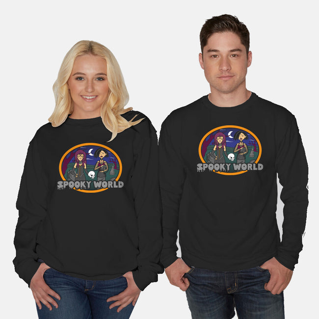 Spooky World-Unisex-Crew Neck-Sweatshirt-diegopedauye