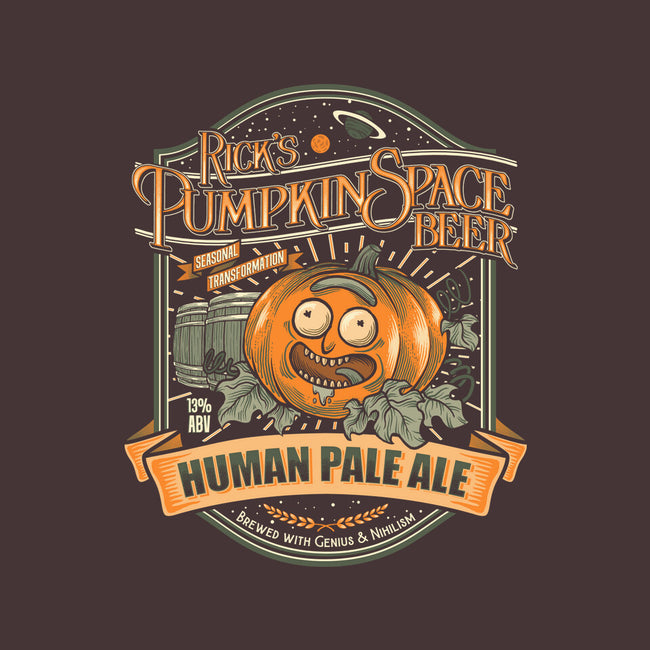 Pumpkin Space Beer-None-Glossy-Sticker-diegopedauye