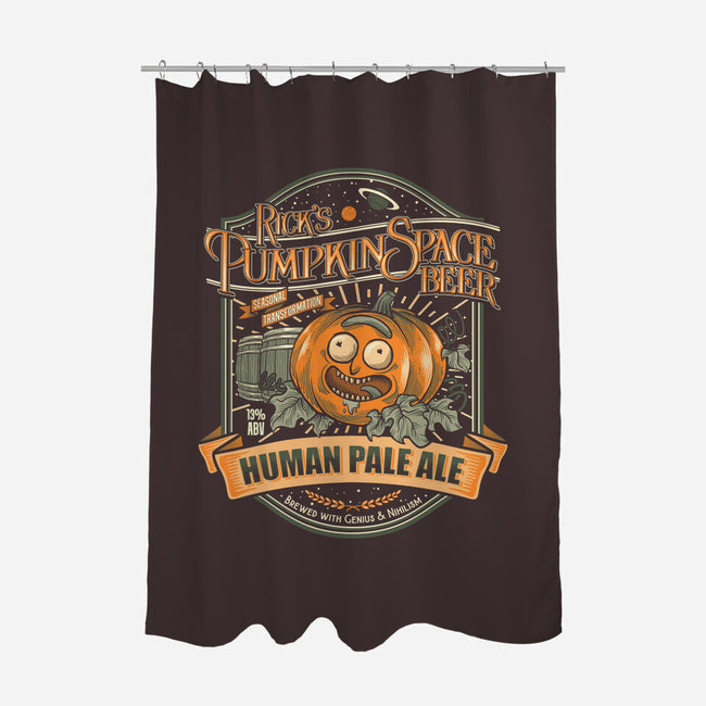 Pumpkin Space Beer-None-Polyester-Shower Curtain-diegopedauye