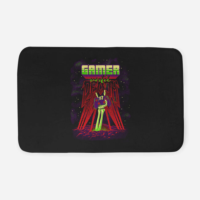 Gamer Until Death-None-Memory Foam-Bath Mat-diegopedauye