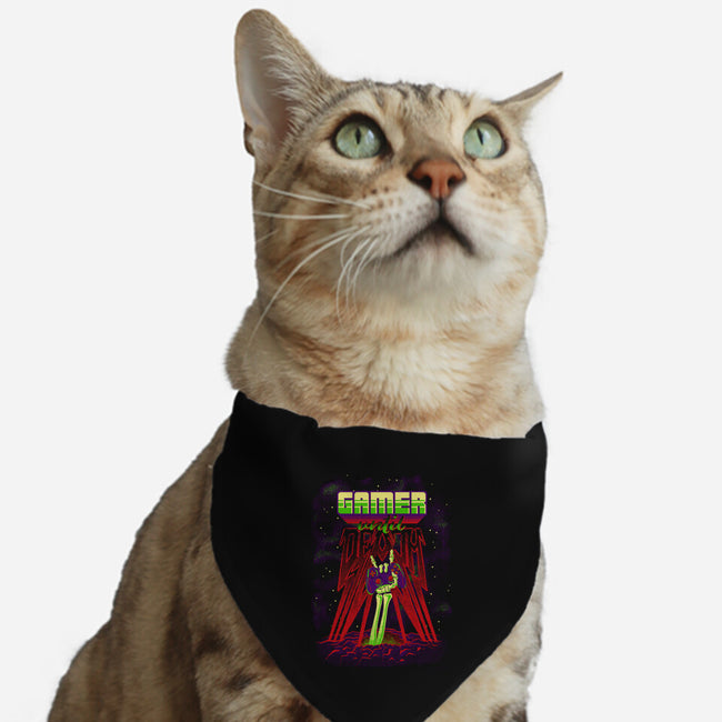 Gamer Until Death-Cat-Adjustable-Pet Collar-diegopedauye