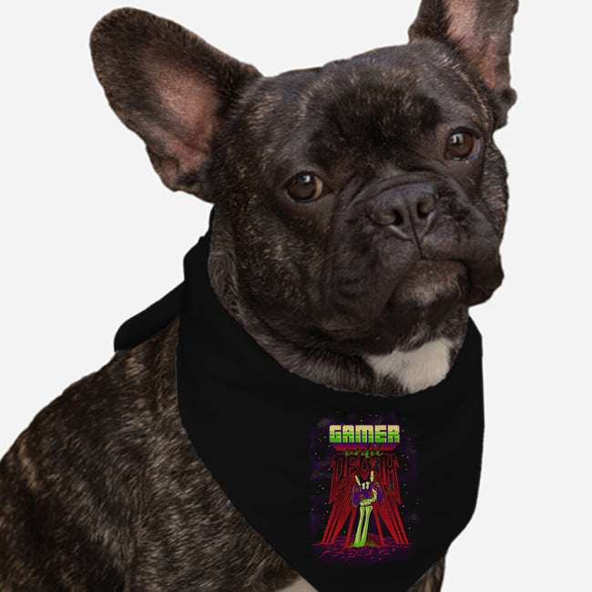 Gamer Until Death-Dog-Bandana-Pet Collar-diegopedauye