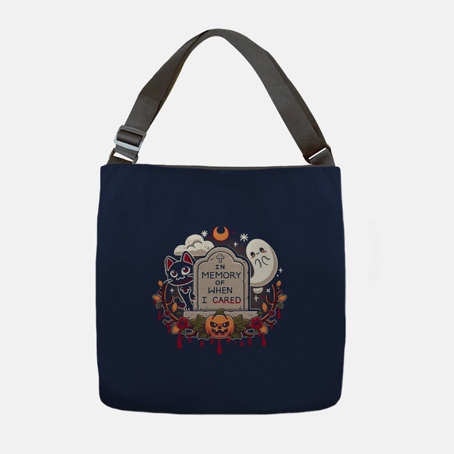 In Memory Of When I Cared-None-Adjustable Tote-Bag-Zaia Bloom