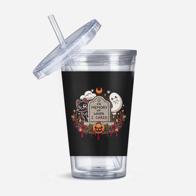 In Memory Of When I Cared-None-Acrylic Tumbler-Drinkware-Zaia Bloom