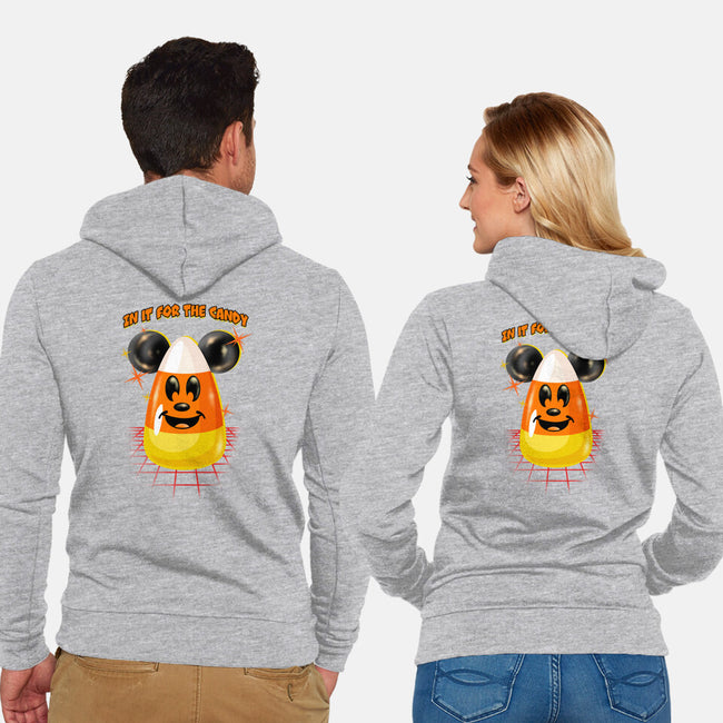 Here For The Candy-Unisex-Zip-Up-Sweatshirt-palmstreet