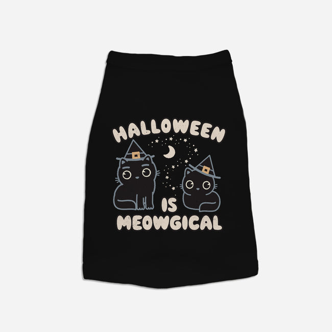 Halloween Is Meowgical-Cat-Basic-Pet Tank-Weird & Punderful