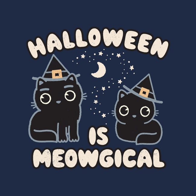 Halloween Is Meowgical-Unisex-Crew Neck-Sweatshirt-Weird & Punderful