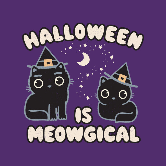 Halloween Is Meowgical-None-Beach-Towel-Weird & Punderful