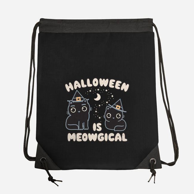 Halloween Is Meowgical-None-Drawstring-Bag-Weird & Punderful