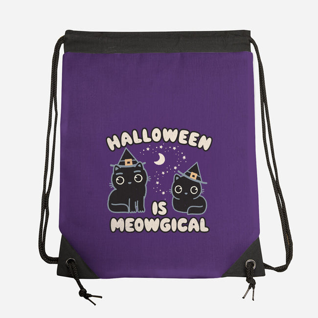 Halloween Is Meowgical-None-Drawstring-Bag-Weird & Punderful