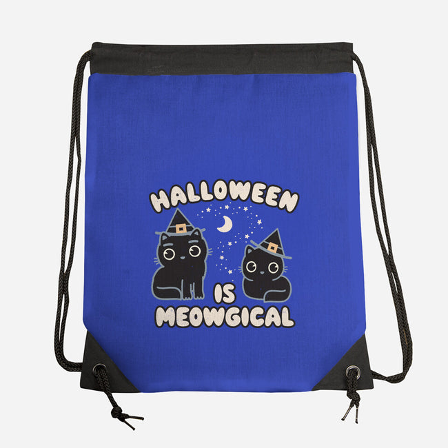 Halloween Is Meowgical-None-Drawstring-Bag-Weird & Punderful