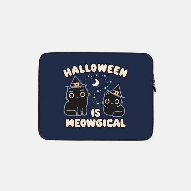 Halloween Is Meowgical-None-Zippered-Laptop Sleeve-Weird & Punderful