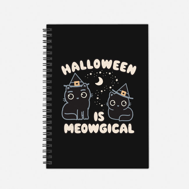 Halloween Is Meowgical-None-Dot Grid-Notebook-Weird & Punderful