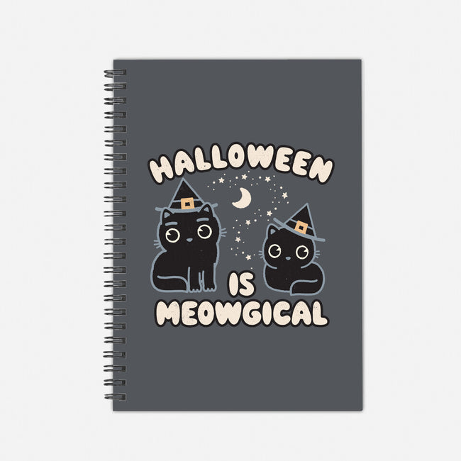 Halloween Is Meowgical-None-Dot Grid-Notebook-Weird & Punderful