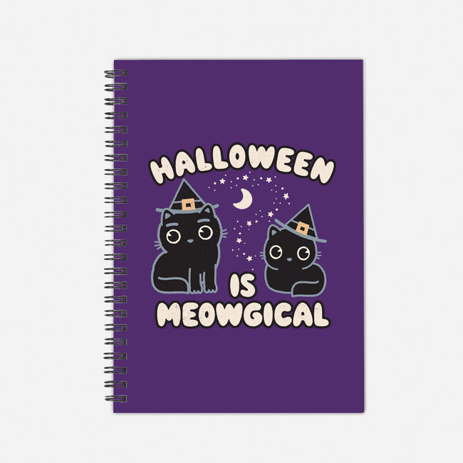 Halloween Is Meowgical-None-Dot Grid-Notebook-Weird & Punderful