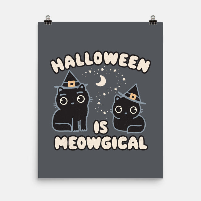 Halloween Is Meowgical-None-Matte-Poster-Weird & Punderful