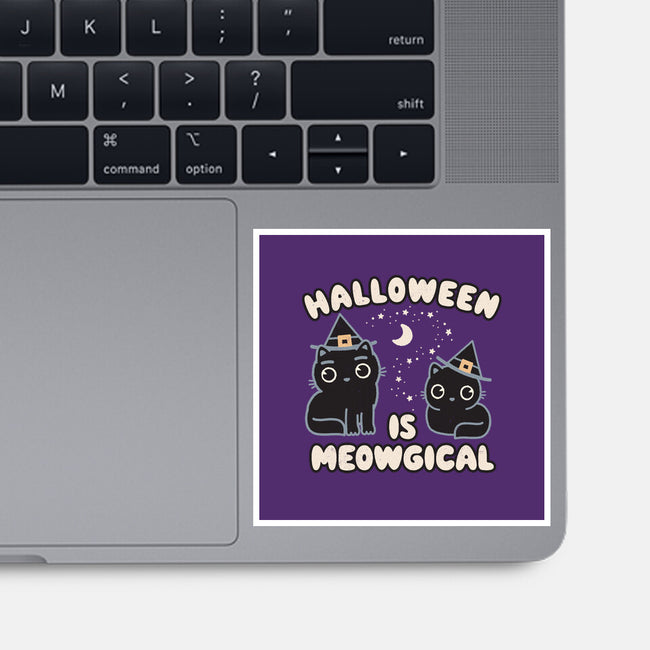 Halloween Is Meowgical-None-Glossy-Sticker-Weird & Punderful